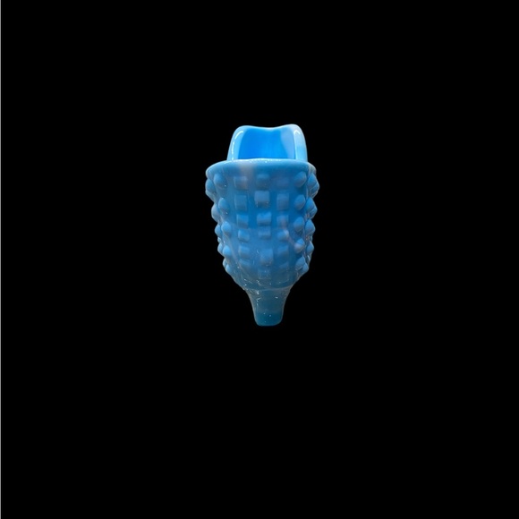 Beautiful Vintage Fenton blue art slag glass cat shoe. Excellent condition - Picture 8 of 13